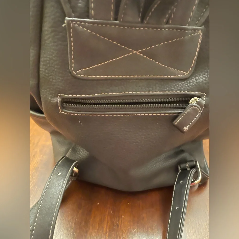 TOTES Mini Faux Leather Backpack